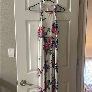 Pink blush maternity dress small